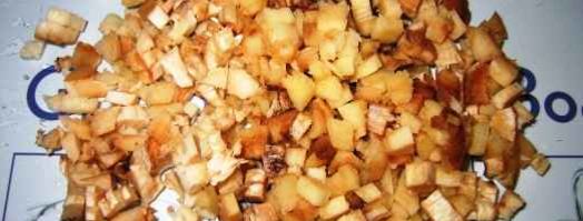 шампиньоны фаршированные цуккини и сыром. Шаг 10