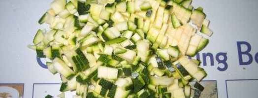 шампиньоны фаршированные цуккини и сыром. Шаг 12