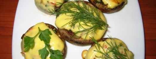 шампиньоны фаршированные цуккини и сыром. Шаг 22