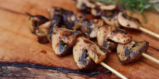 Шампиньоны на костре