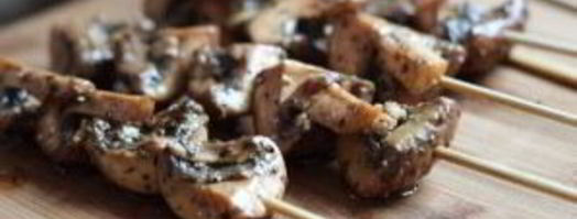 шампиньоны на костре. Шаг 3