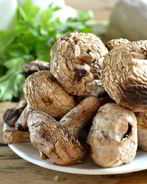 Шампиньоны на мангале