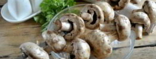 шампиньоны на мангале. Шаг 3