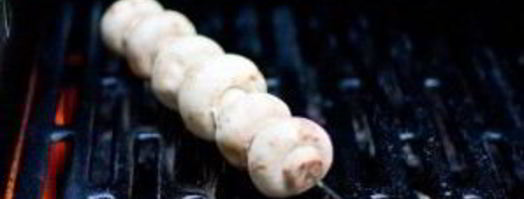 шампиньоны на углях. Шаг 4