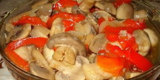 Шампиньоны по-корейски