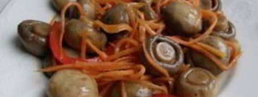 шампиньоны по-корейски. Шаг 10