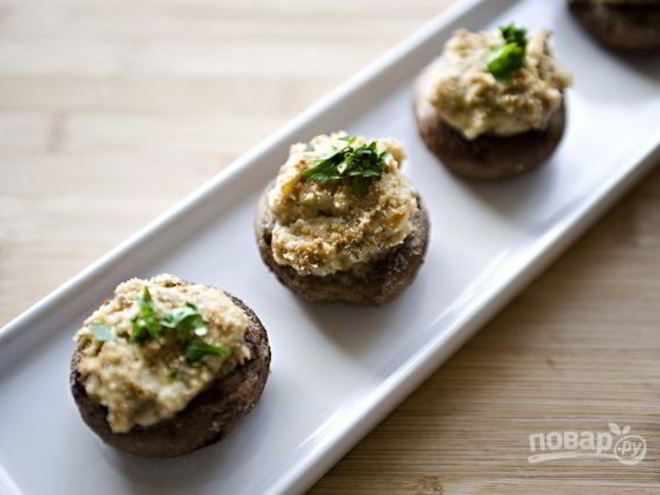 Рецепт шампиньонов постных