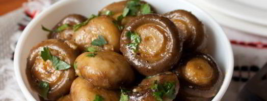 шампиньоны с чесноком и хересом. Шаг 6