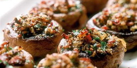 Шампиньоны с начинкой