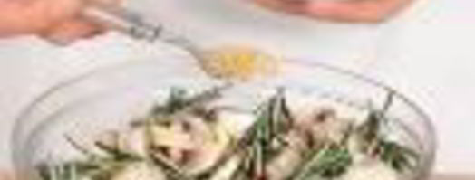 шампиньоны с розмарином и чесноком. Шаг 3