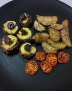 Шампиньоны с сыром в духовке