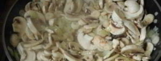 шампиньоны со сливками. Шаг 3