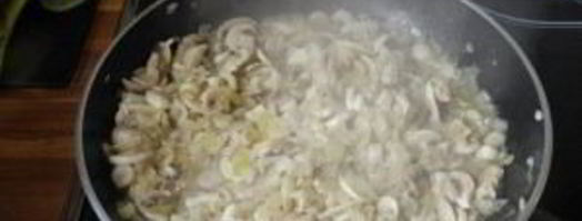 шампиньоны со сливками. Шаг 4