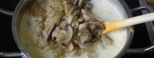 шампиньоны со сливками. Шаг 7