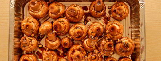 шампиньоны в духовке. Шаг 4