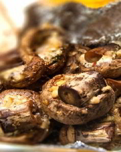 Шампиньоны в фольге в духовке