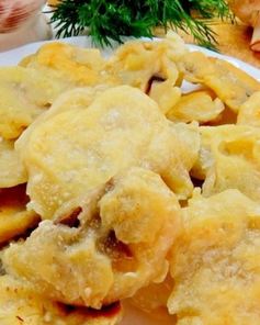 Шампиньоны в хрустящем кляре