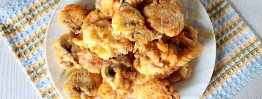 шампиньоны в кляре. Шаг 9