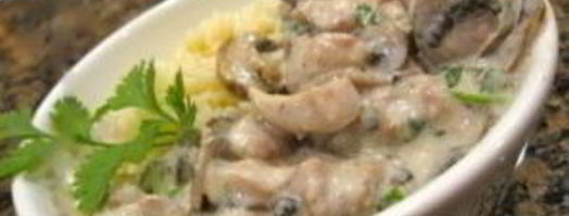 шампиньоны в сливочном соусе. Шаг 6