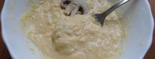 шампиньоны в сырном кляре. Шаг 5