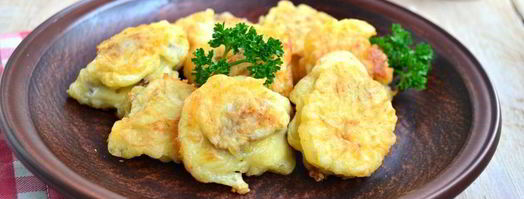 шампиньоны в сырном кляре. Шаг 8