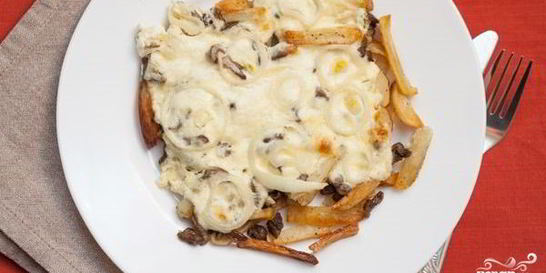 Соленые маслята жареные