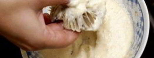 сыроежки в кляре. Шаг 4