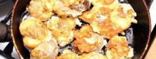 сыроежки в кляре. Шаг 6