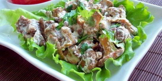 Тушеные маслята