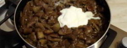 тушеные маслята. Шаг 4