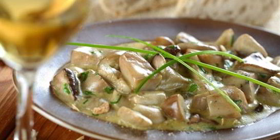 Тушеные подосиновики