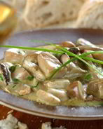 Тушеные подосиновики