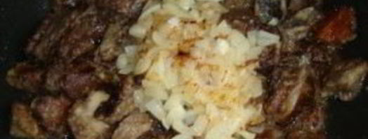 тушеные подосиновики. Шаг 2