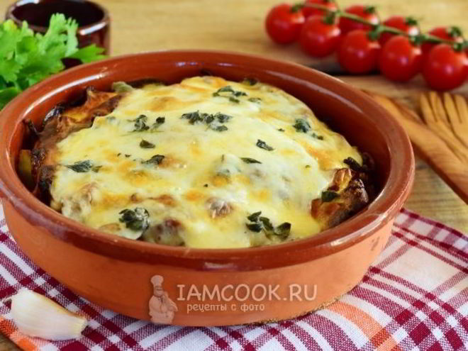 Рецепт вешенок с картошкой в духовке