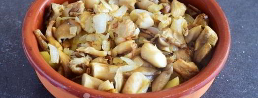 вешенки с картошкой в духовке. Шаг 12