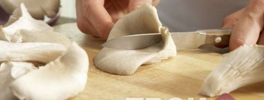 вешенки жареные. Шаг 3