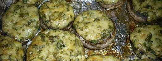 закусочные фаршированные шампиньоны. Шаг 6