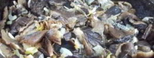 замороженные жареные грибы. Шаг 2