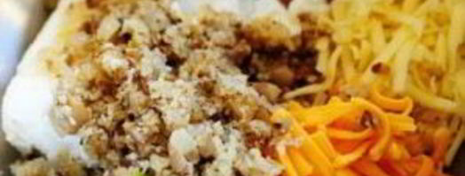 запеченные грибы, фаршированные сыром и шпинатом. Шаг 5