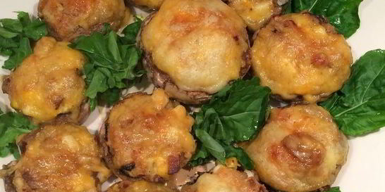 Запеченные шампиньоны по-итальянски