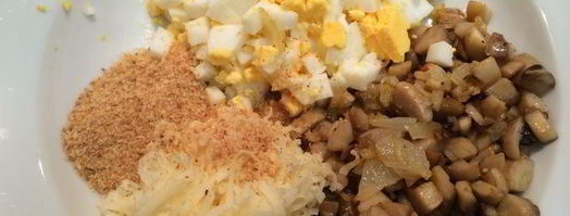 запеченные шампиньоны по-итальянски. Шаг 3