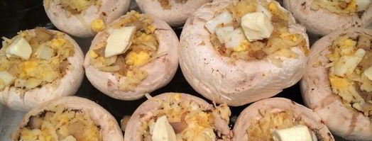 запеченные шампиньоны по-итальянски. Шаг 4