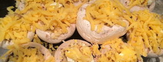 запеченные шампиньоны по-итальянски. Шаг 5