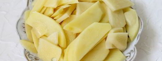 жареные грибы с картошкой на сковороде. Шаг 4