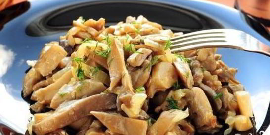 Жареные грибы в мультиварке