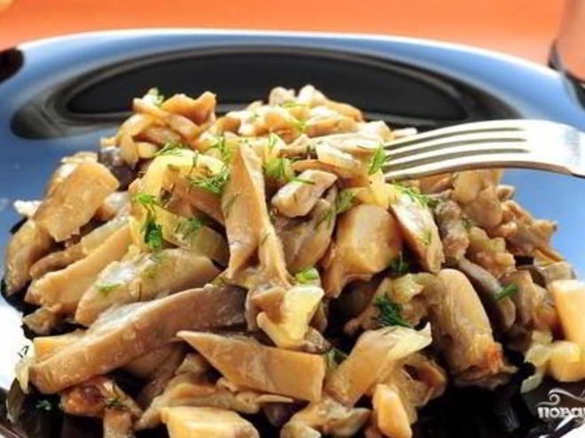 Рецепт жареных грибов в мультиварке
