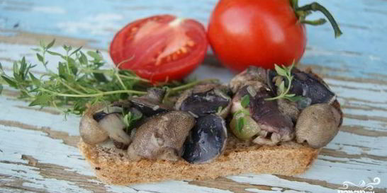 Жареные маслята