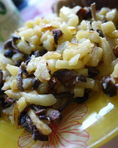 Жареные опята с картошкой