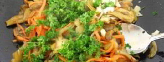 жареные вешенки. Шаг 5