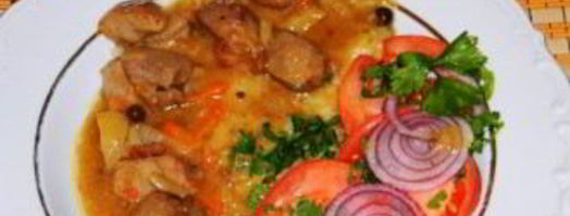 гуляш из говядины в мультиварке. Шаг 7